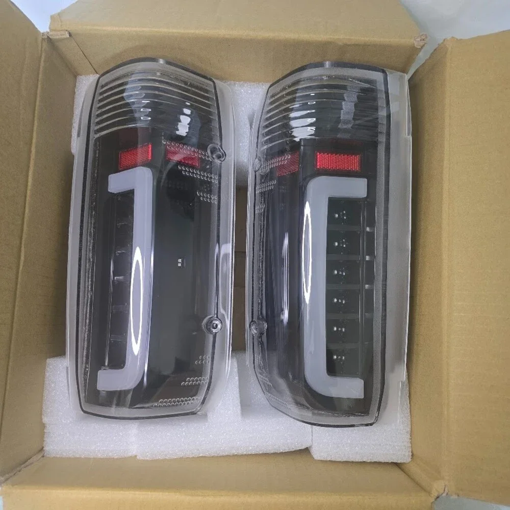 AmeriLite Truck 3D C-Type Halogen, Led, Tube Replacement Tail Light Set